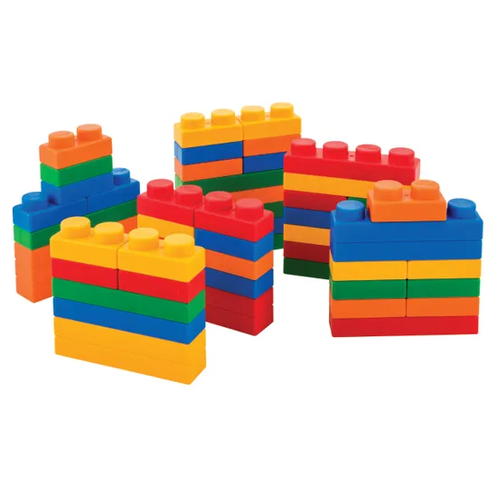 Small Soft Blocks Construction Set - 60 pieces - Modern Teaching Aids NZ