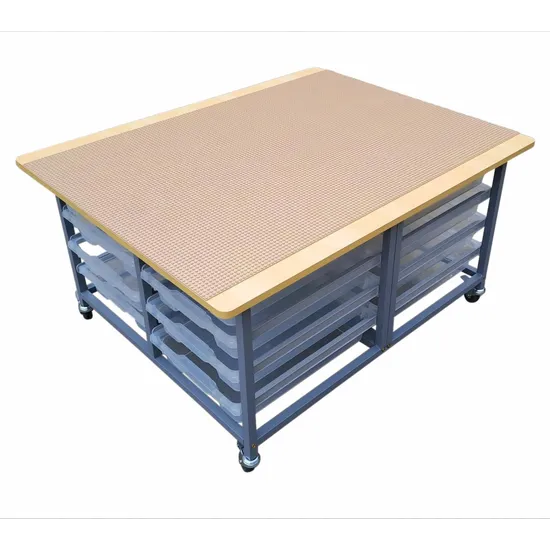 Ergerite Brick Construction Table with Trays