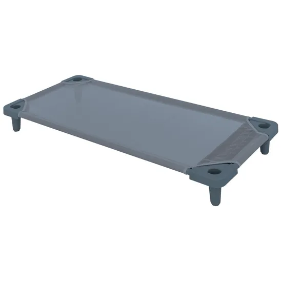 MTA Spaces - Compact Slimline Stacking Bed - Grey - 101.5 x 58.5 cm - Modern Teaching Aids NZ