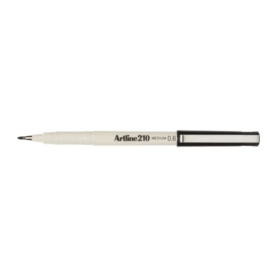 Artline 210 Fineliner 0.6mm Black - Modern Teaching Aids NZ