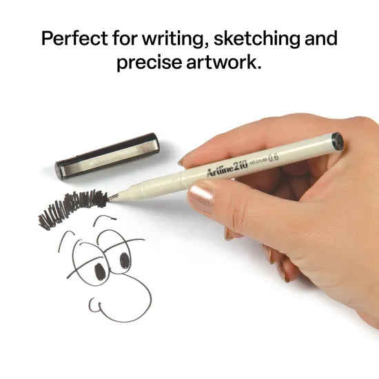 Artline 210 Fineliner 0.6mm Black - Modern Teaching Aids NZ
