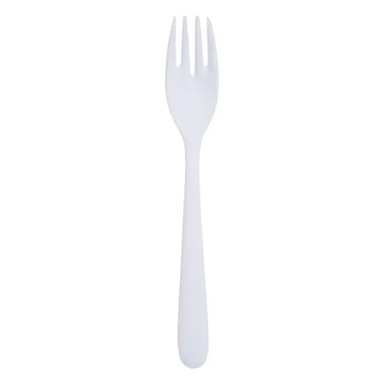 White Melamine Forks 18.3cm - Pack of 12 - Modern Teaching Aids NZ