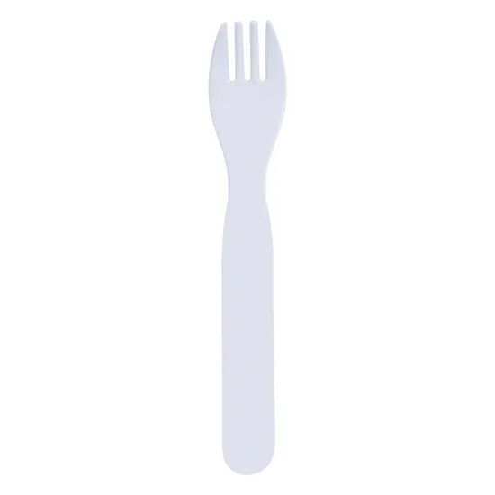 White Melamine Forks 13.8 cm - Pack of 12