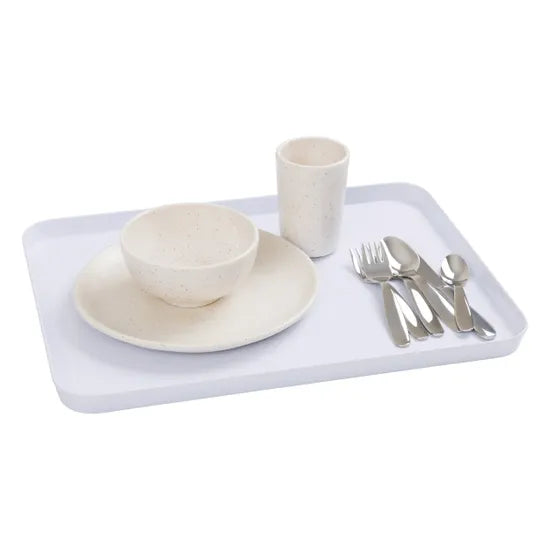 White Melamine Large Serving Tray - Modern Teaching Aids NZ
