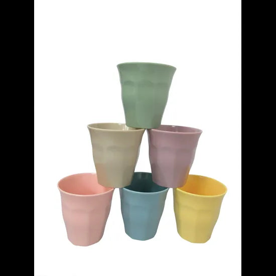 Pastel Melamine Tumblers - Pack of 6 - Modern Teaching Aids NZ