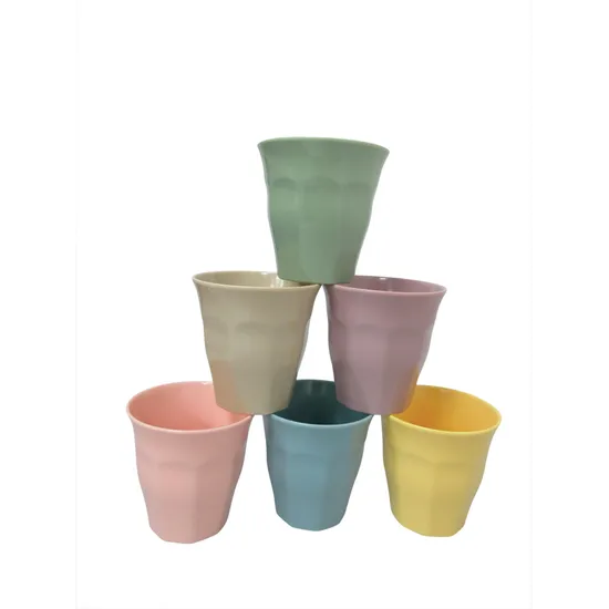 Pastel Melamine Tumblers - Pack of 6 - Modern Teaching Aids NZ