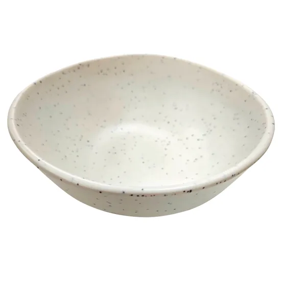 Natural White Speckle Melamine Bowls - Pack of 12 - Modern Teaching Aids NZ