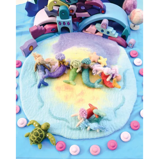Felt Mermaid World Playset