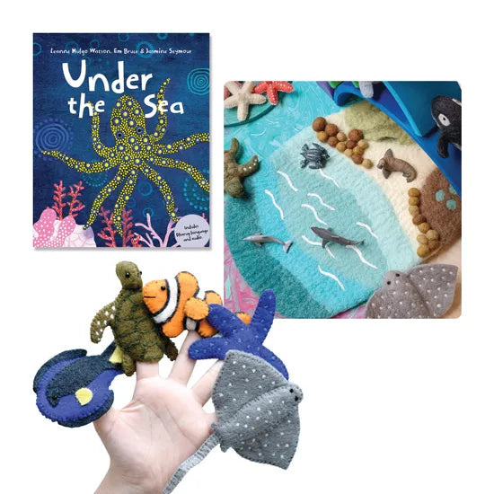Ocean Playscene Puppets & Book - Modern Teaching Aids NZ