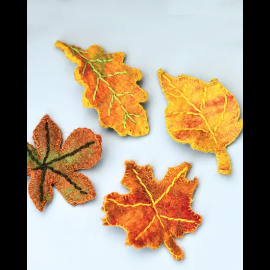 Felt Autumn Leaves & Pinecones - Modern Teaching Aids NZ