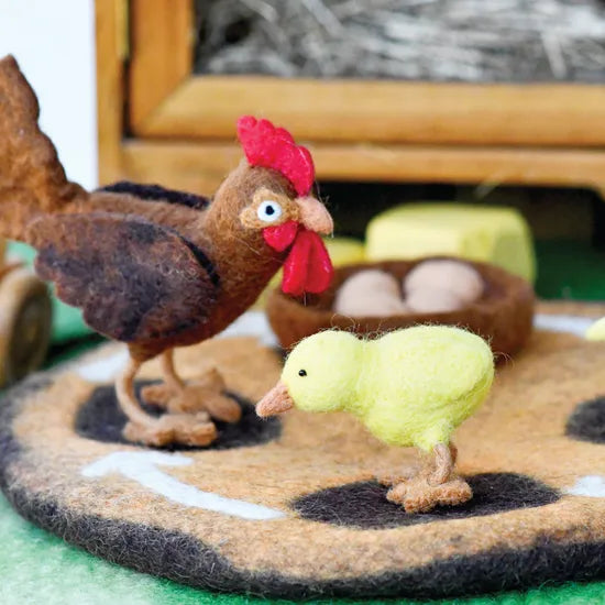 Felt Lifecycle of a Chicken