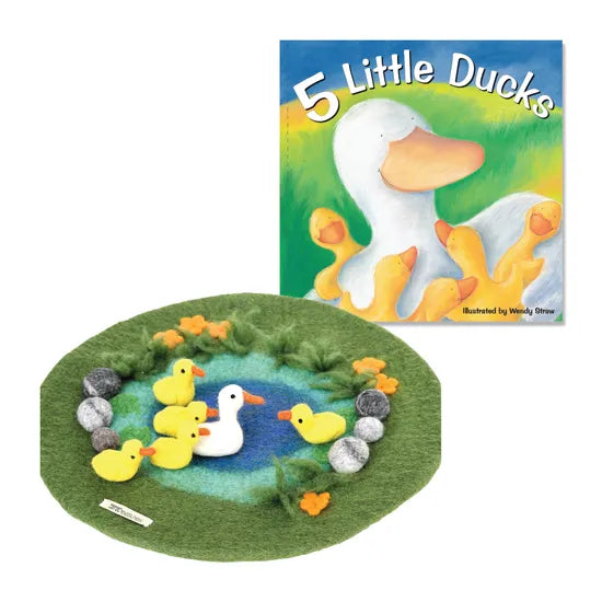 Five Little Ducks Book & Playscene Kit - Modern Teaching Aids NZ
