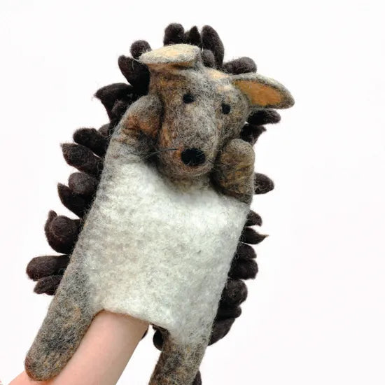 Felt Hand Puppet Hedgehog - Modern Teaching Aids NZ