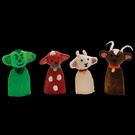 Three Billy Goats Gruff Finger Puppet Set - Modern Teaching Aids NZ