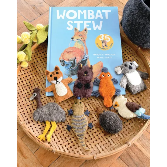 Wombat Stew Finger Puppet Set - Modern Teaching Aids NZ