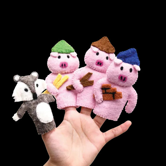 The Three Little Pigs Puppet Set - Modern Teaching Aids NZ