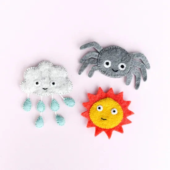 Incy Wincy Spider Finger Puppet Set - Modern Teaching Aids NZ