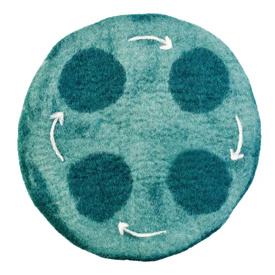 Felt Life Cycle Tray Playmat (Water)
