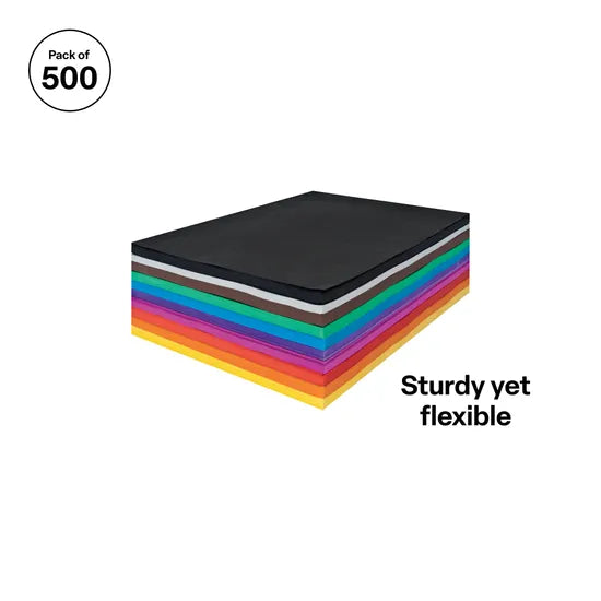 Assorted Cover Paper A4 120gsm - Pack of 500 - Modern Teaching Aids NZ