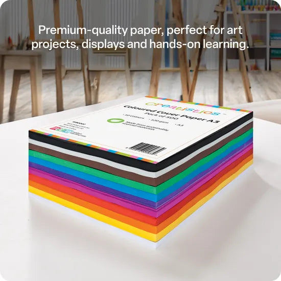 Assorted Cover Paper A3 120gsm - Pack of 500 - Modern Teaching Aids NZ