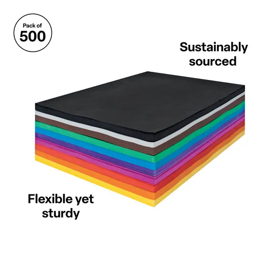 Assorted Cover Paper A3 120gsm - Pack of 500 - Modern Teaching Aids NZ