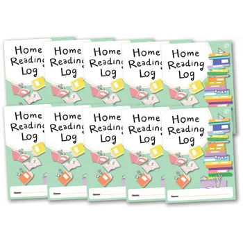 Teachables Home Reading Log - Pack of 10