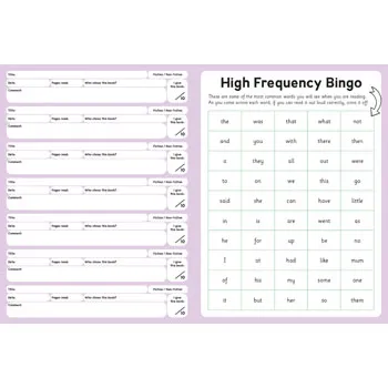 Teachables Home Reading Log - Modern Teaching Aids NZ