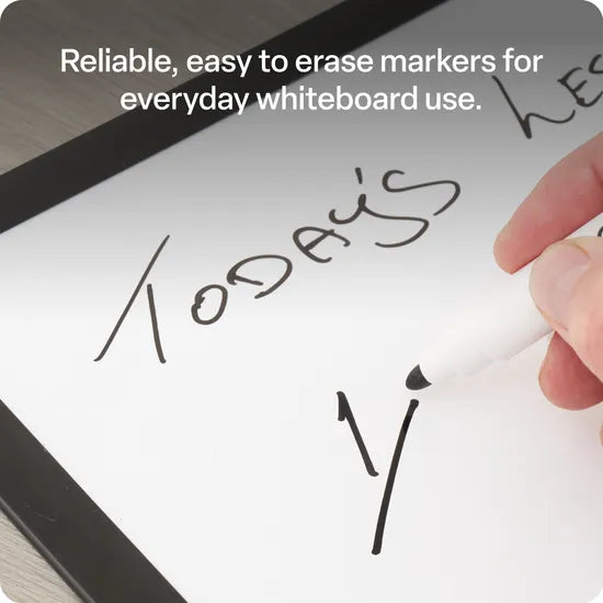 Teachables Whiteboard Markers Bullet Black - Pack of 12 - Modern Teaching Aids NZ