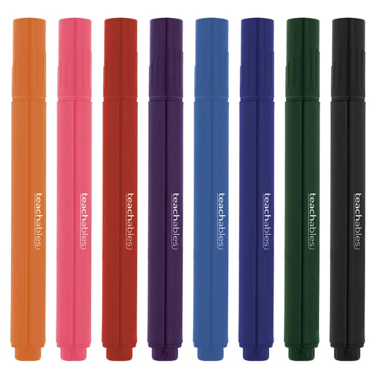 Teachables Whiteboard Markers Triangular Assorted - Pack of 48 - Modern Teaching Aids NZ