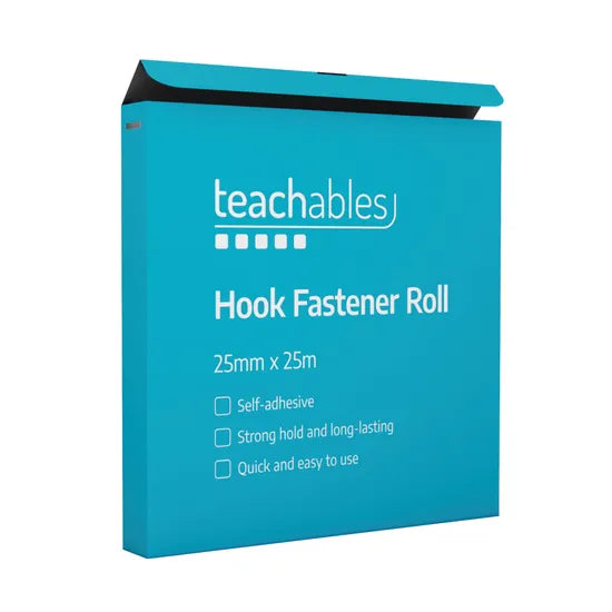 Hook Fastener Roll 25mm x 25m - Modern Teaching Aids NZ