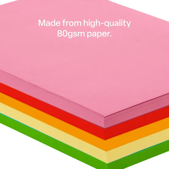 Office Copy Paper A4 Fluorescent - Pack of 500 - Modern Teaching Aids NZ