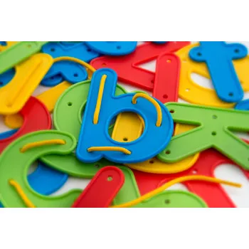 Teachables Alphabet Lower Case Lacing Letters - Modern Teaching Aids NZ