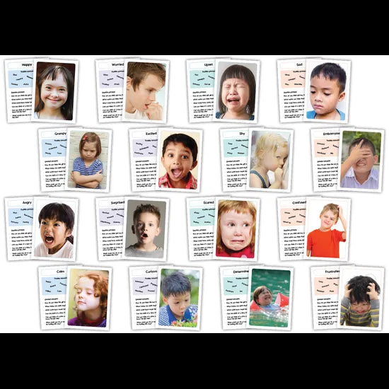 Emotions Posters A4 - Set of 16 - Modern Teaching Aids NZ