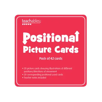 Teachables Positional Picture Cards - Modern Teaching Aids NZ