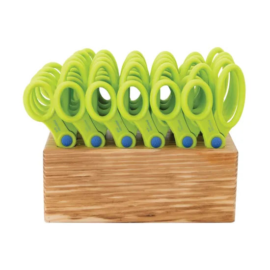 Teachables Scissor Block with 30 Blunt Point Scissors 13.5 cm