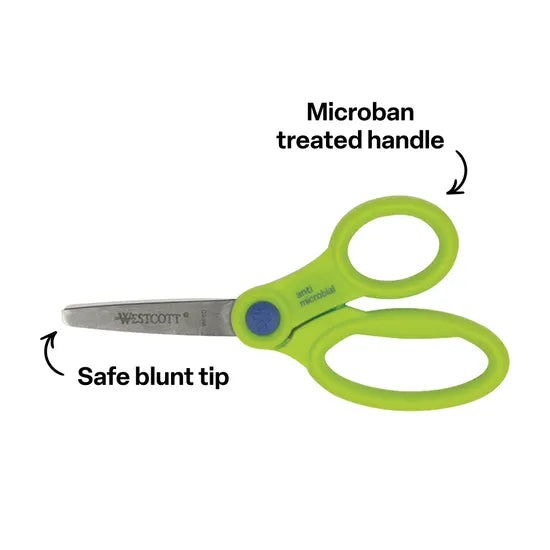 Teachables Scissor Block with 30 Blunt Point Scissors 13.5 cm