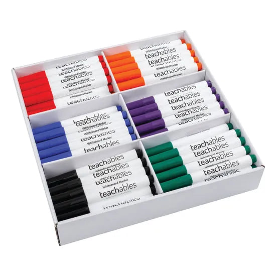 Teachables Whiteboard Markers Chisel - Pack of 144 - Modern Teaching Aids NZ