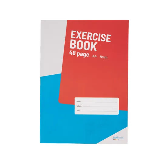 Teachables Exercise Book A4 8mm 48p - Modern Teaching Aids NZ
