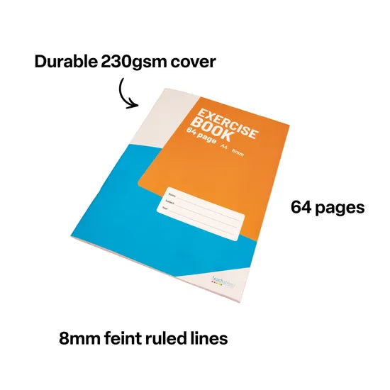 Teachables Exercise Book A4 8 mm 64p - Modern Teaching Aids NZ