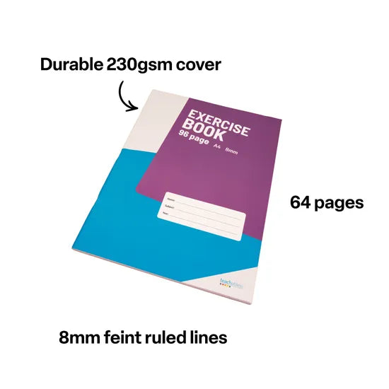 Teachables Exercise Book A4 8 mm 96p - Modern Teaching Aids NZ