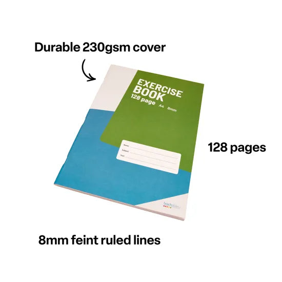 Teachables Exercise Book A4 8 mm 128p - Modern Teaching Aids NZ