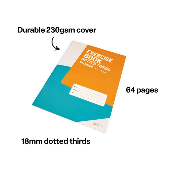 Teachables Dotted Thirds A4 18 mm 64p - Modern Teaching Aids NZ