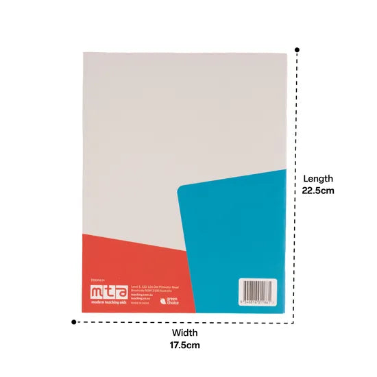Teachables Exercise Book 225x175 mm 8 mm 48p - Modern Teaching Aids NZ