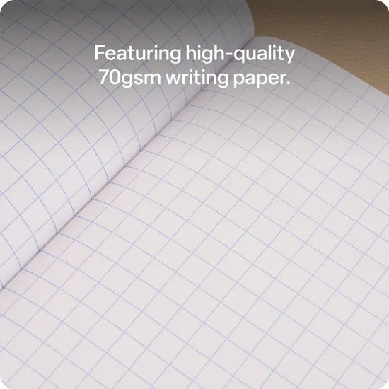 Teachables Exercise Book 225 x 175 mm 10 mm Grid 48p - Modern Teaching Aids NZ