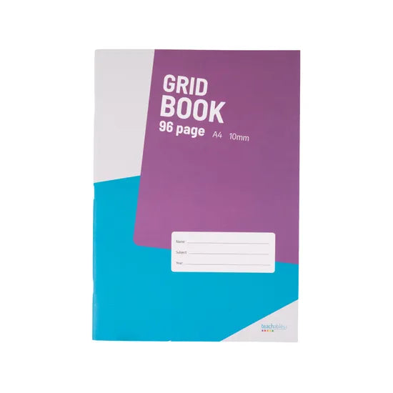 Teachables Grid Book A4 10 mm 96p - Modern Teaching Aids NZ