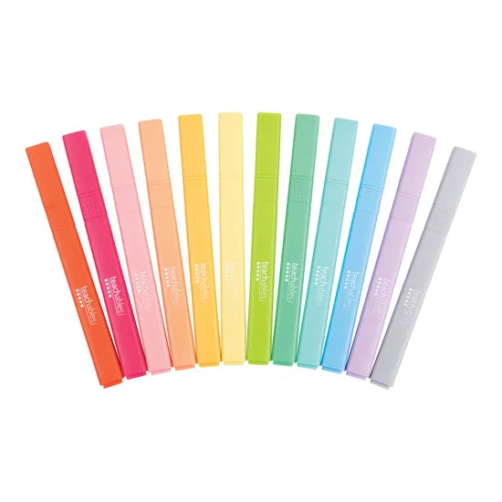 Highlighters Pastel Assorted - Pack of 12 - Modern Teaching Aids NZ