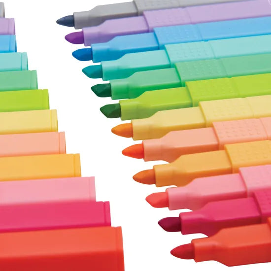 Highlighters Pastel Assorted - Pack of 12 - Modern Teaching Aids NZ