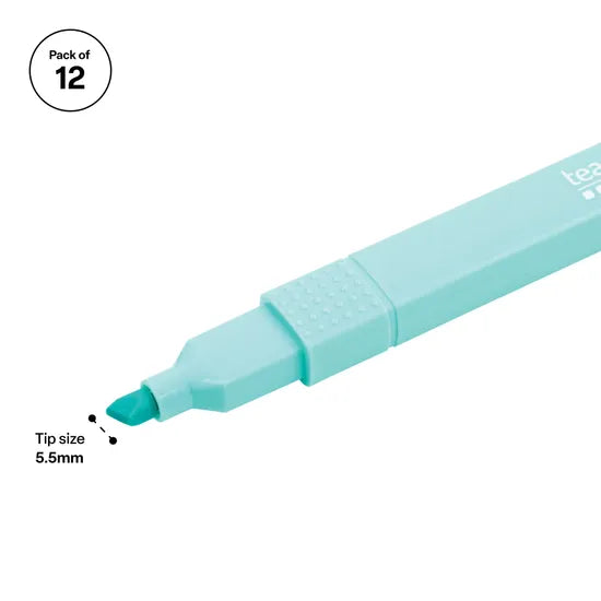 Highlighters Pastel Assorted - Pack of 12 - Modern Teaching Aids NZ