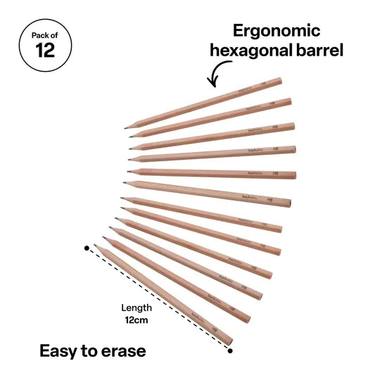 Teachables Pencils HB Pk 12 - Modern Teaching Aids NZ