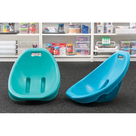 School Floor Chair Set of 4 Green - Modern Teaching Aids NZ